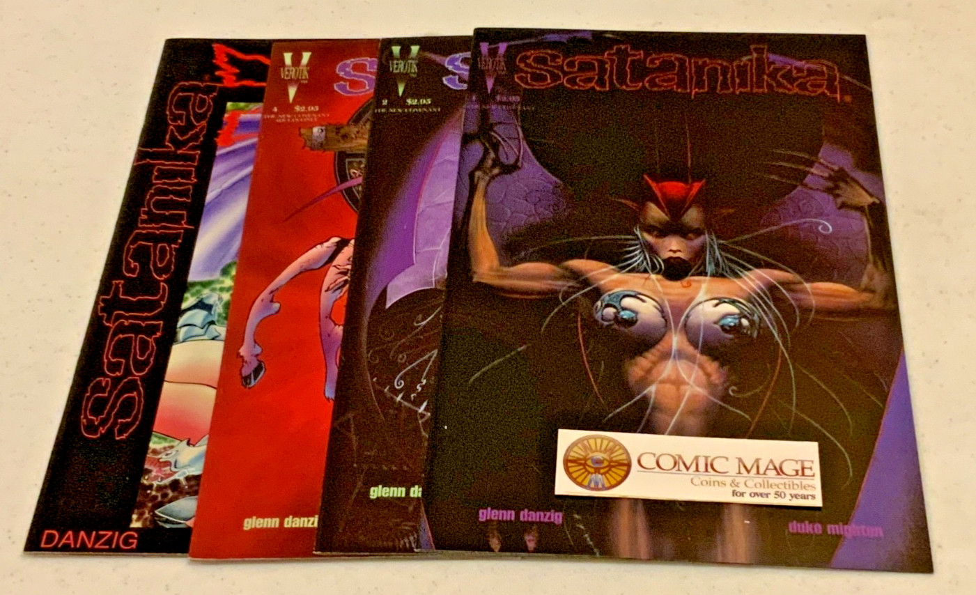 SATANIKA 2nd Series Issue# 1, 2, 4 + X (1996) F/VF