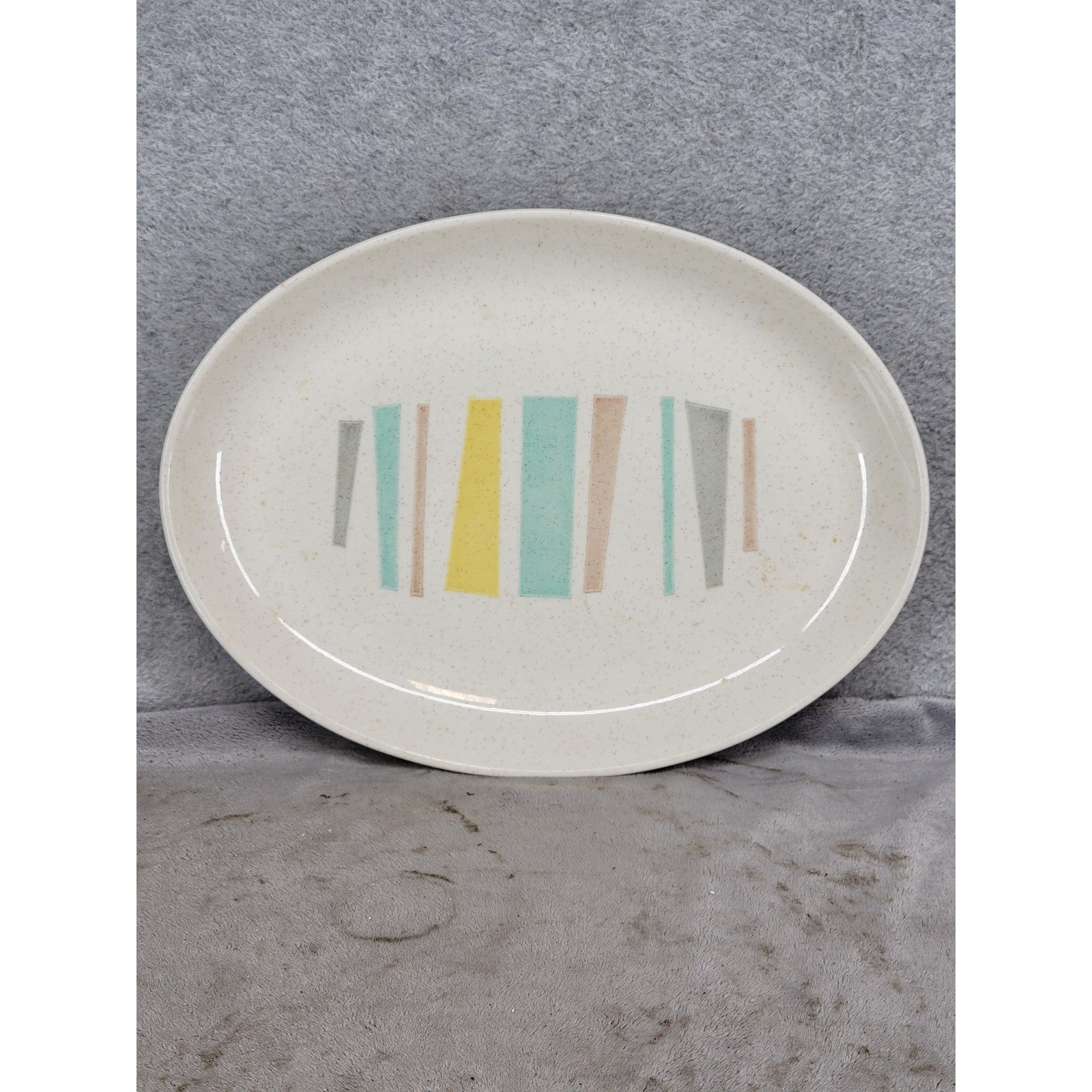 Vintage Vernon Ware Metlox Tick Tock Platter 13.5\