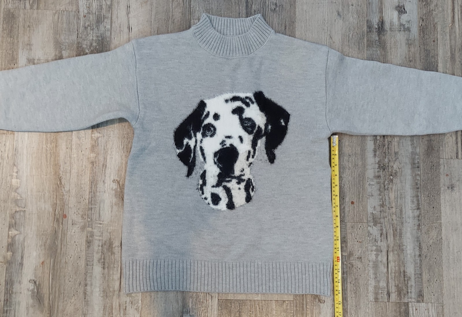Women\'s Dalmatian Puppy Dog Sweater Blouse Brand New  X-Large Only 1