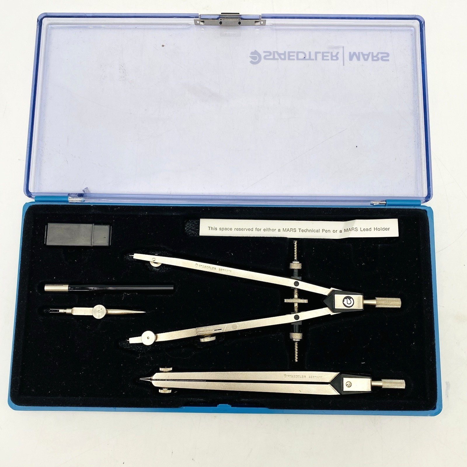 Staedtler Mars Superbow Drafting Drawing Instrument Set 553 44 A6 Germany