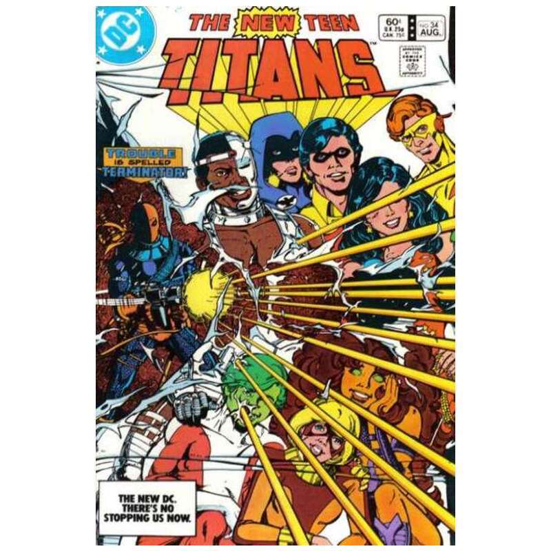 New Teen Titans (1980 series) #34 in Very Fine condition. DC comics [x