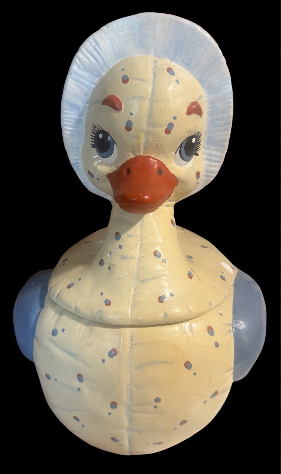 Vintage Alberta’s Molds Mother Goose Cookie Jar Cottagecore Grandmacore