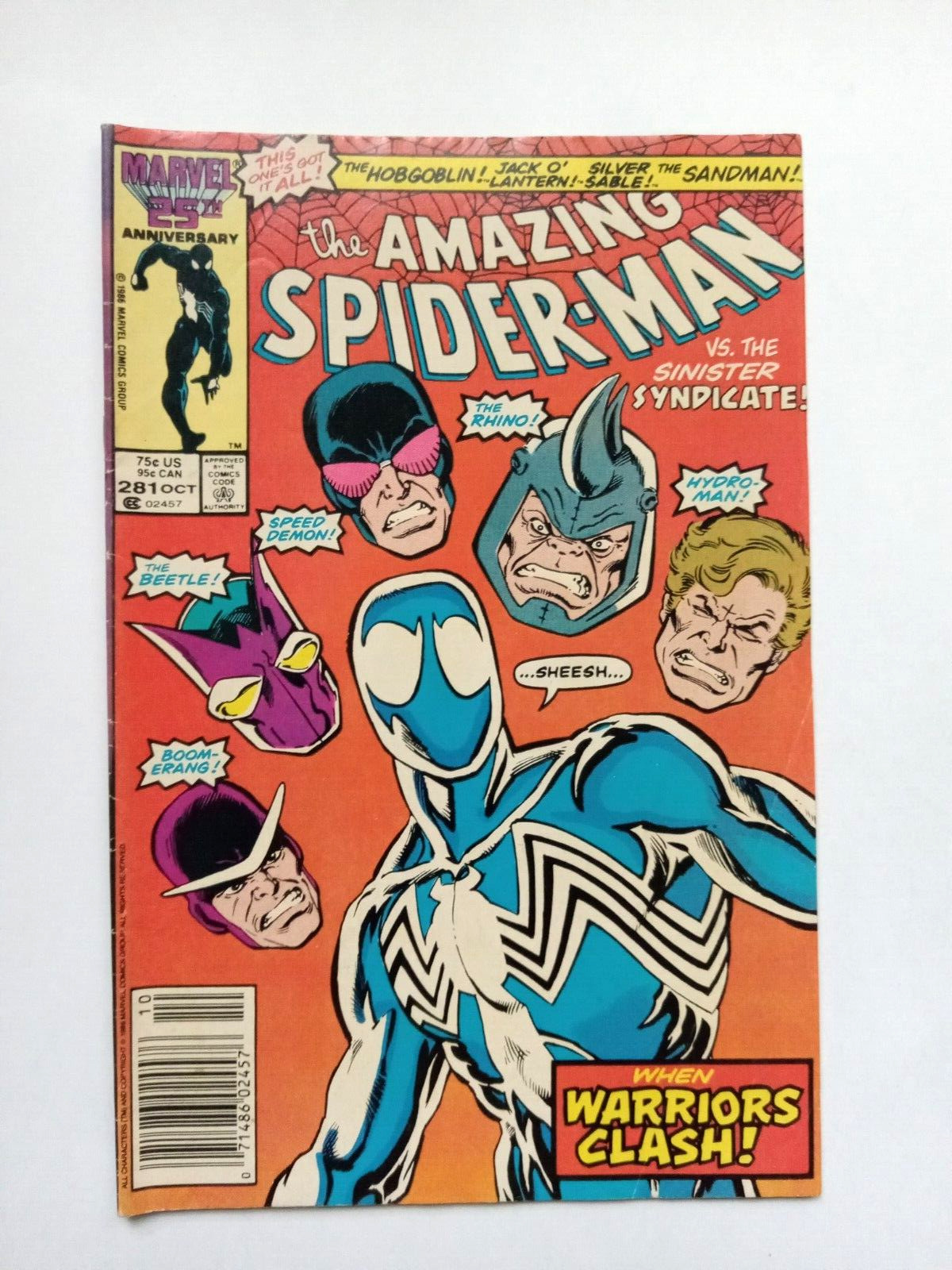 Marvel The Amazing Spider-man #281 1986