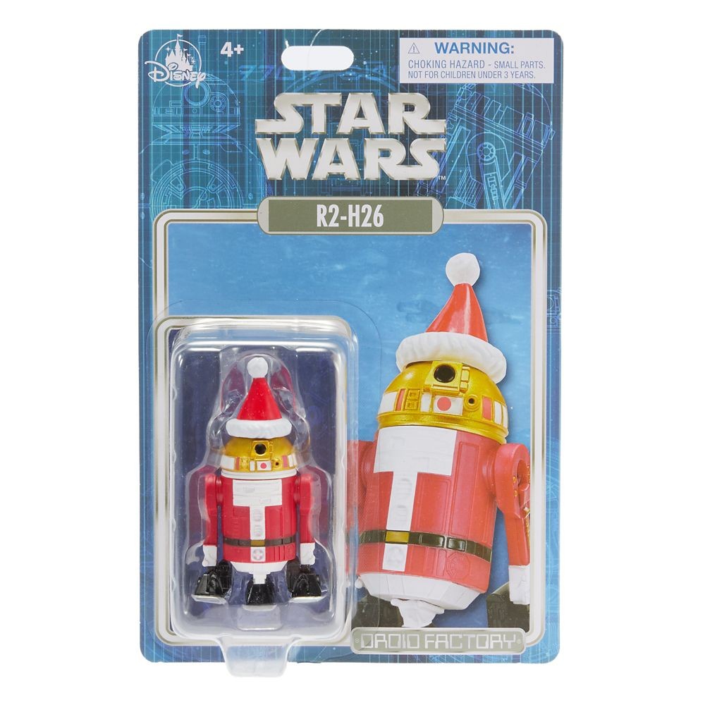 Disney Parks R2-H26 Holiday Droid Factory Figure Star Wars