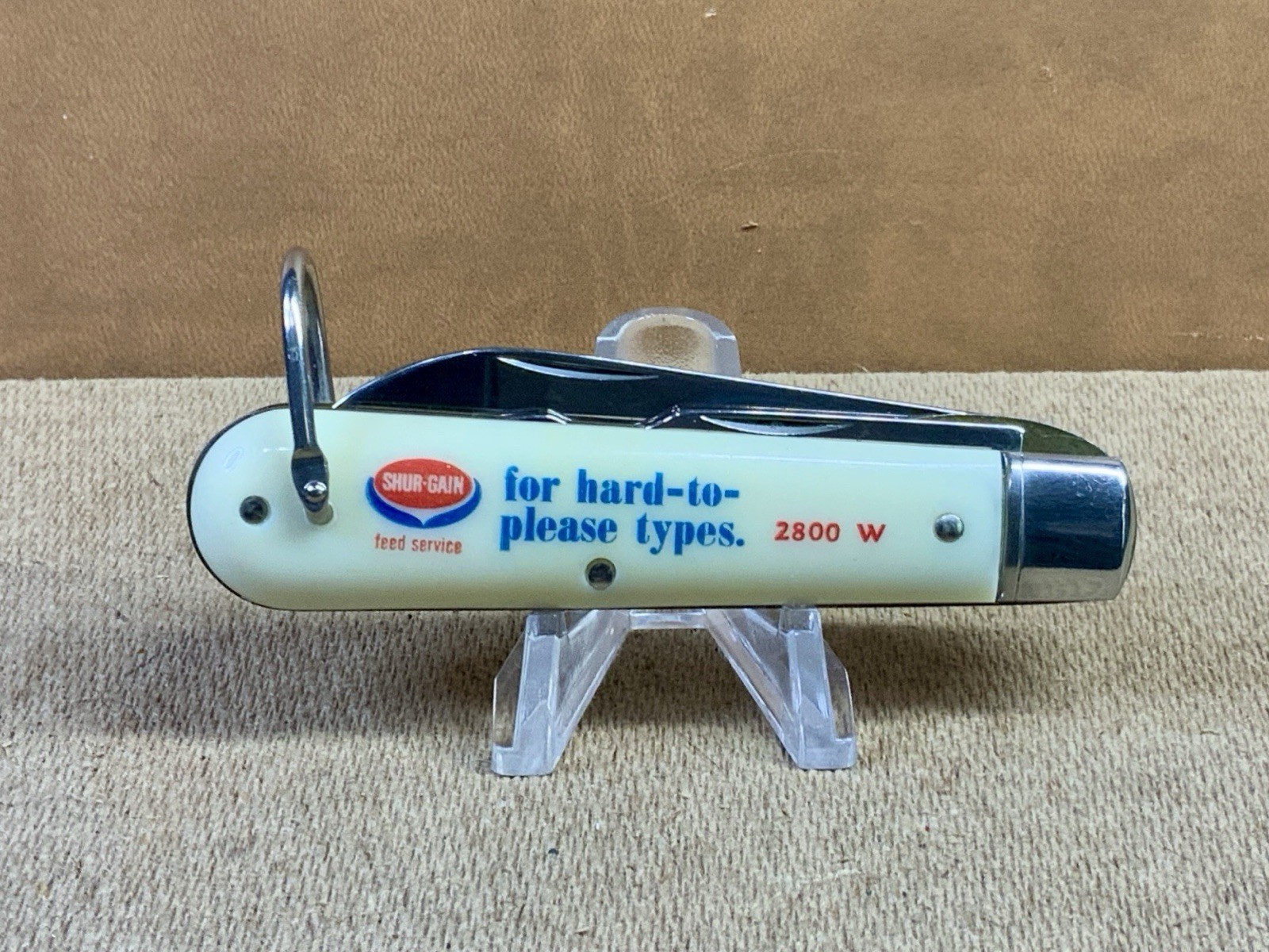 Colonial Electricians Salesmen Sample Knife Synthetic Handles Made in USA Colonial Electricians Salesmen Sample Knife Synthetic Handles Made in USA