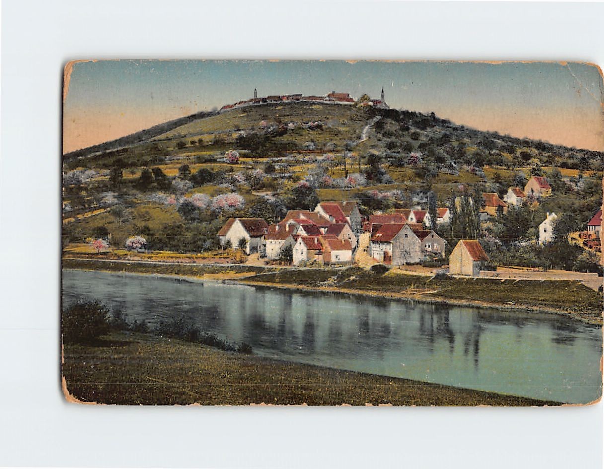 Postcard Der Dilsberg mit Rainbach Neckargemünd Germany