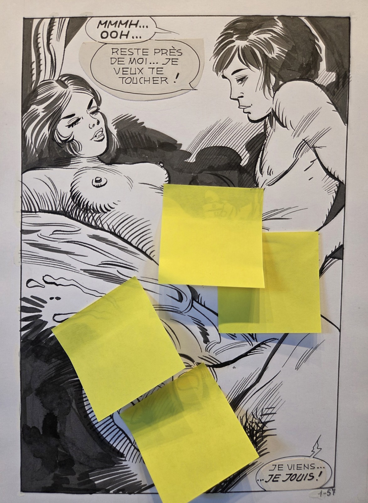 The Temptation Original Comic Art 🔥🔥🔥erotic heroine smut pg 57