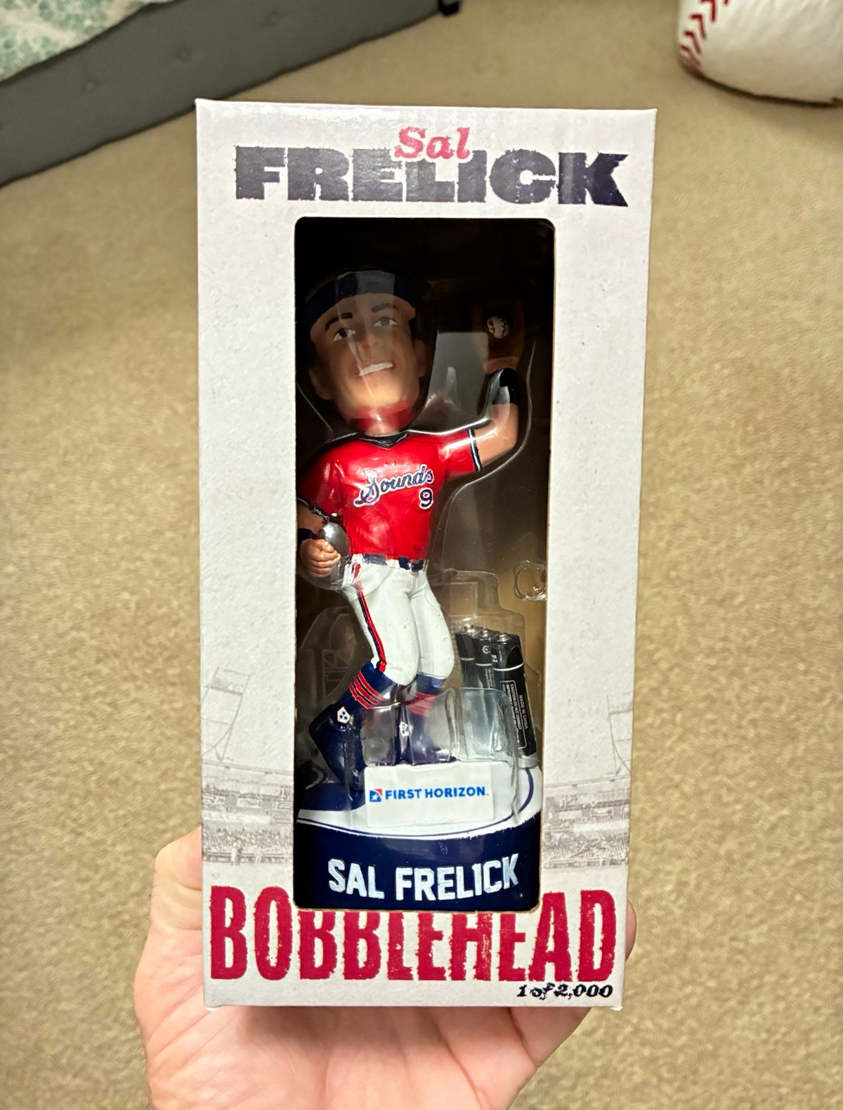 Milwaukee Brewers Sal Frelick MLB Baseball Bobblehead /2000 Limited lights up WS