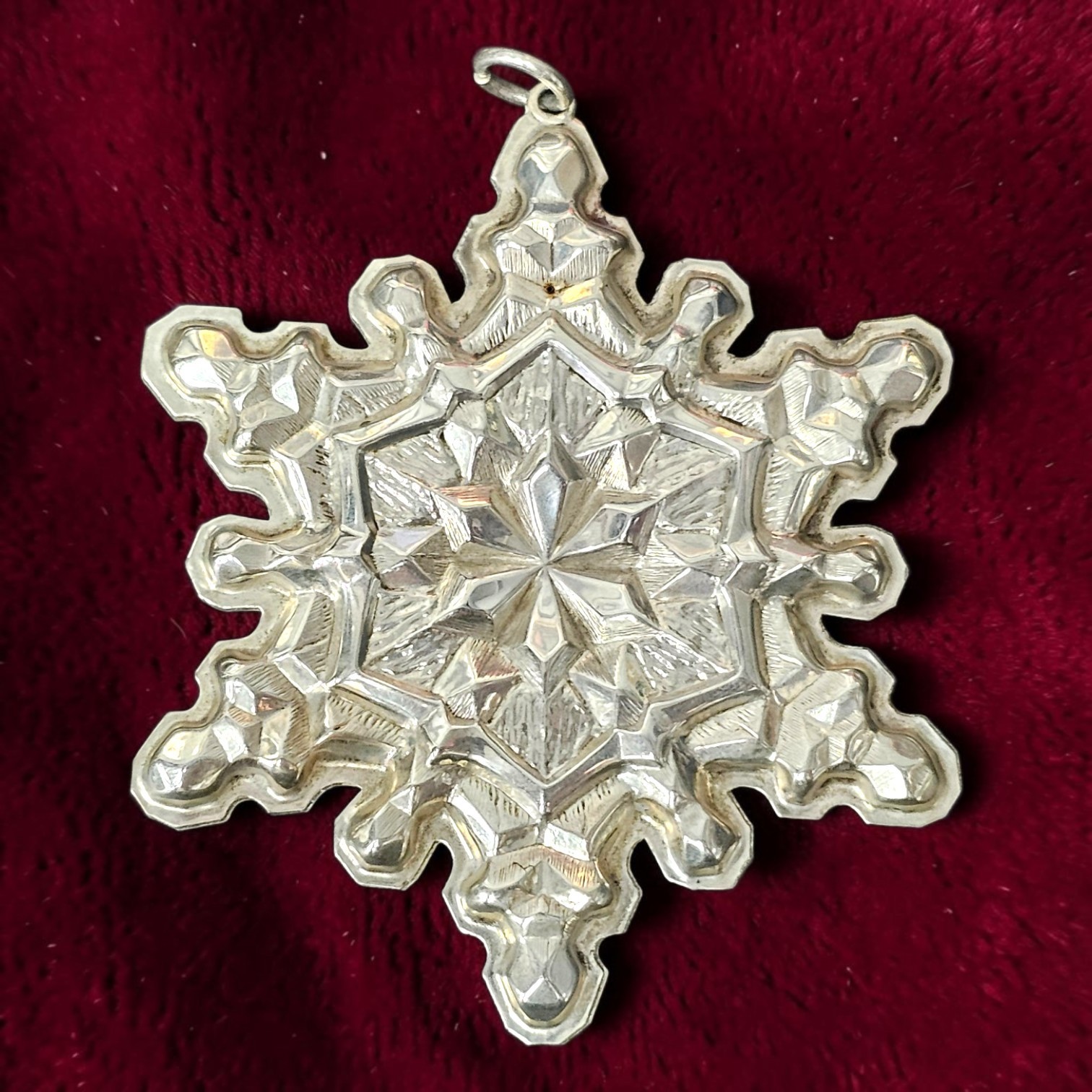 Gorham Sterling Silver Christmas Snowflake Ornaments  - You Pick 1970-1977