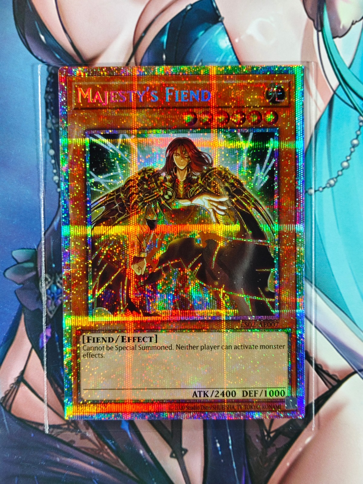 Yugioh Asian English OCG ES02-AE007 Majesty\'s Fiend - PSE