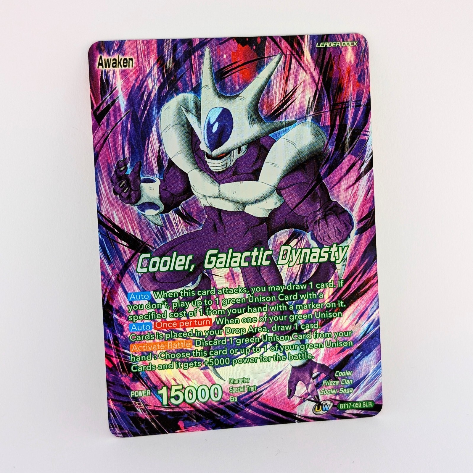 Dragon Ball Super Card Game - Cooler, Galactic Dynasty - BT17-059 - DBS CCG Foil