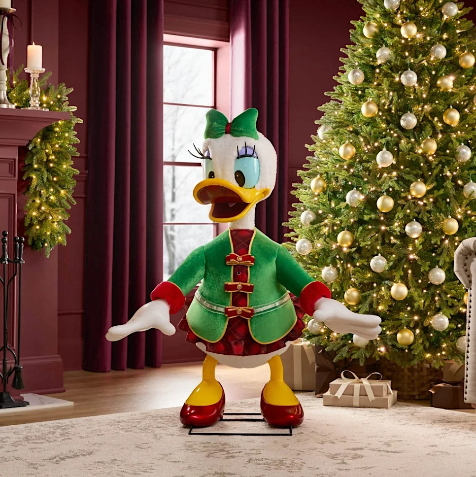 Disney 4 FT Animated Daisy Duck Interactive Holiday Christmas Animatronic 2026