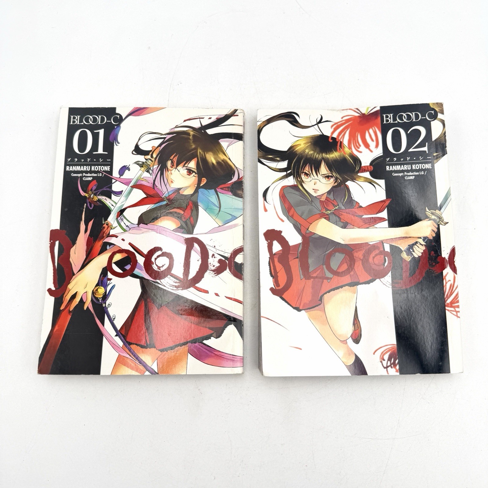 Blood-C Vol 1 And Vol 2 Manga Trade Paperback English Dark Horse