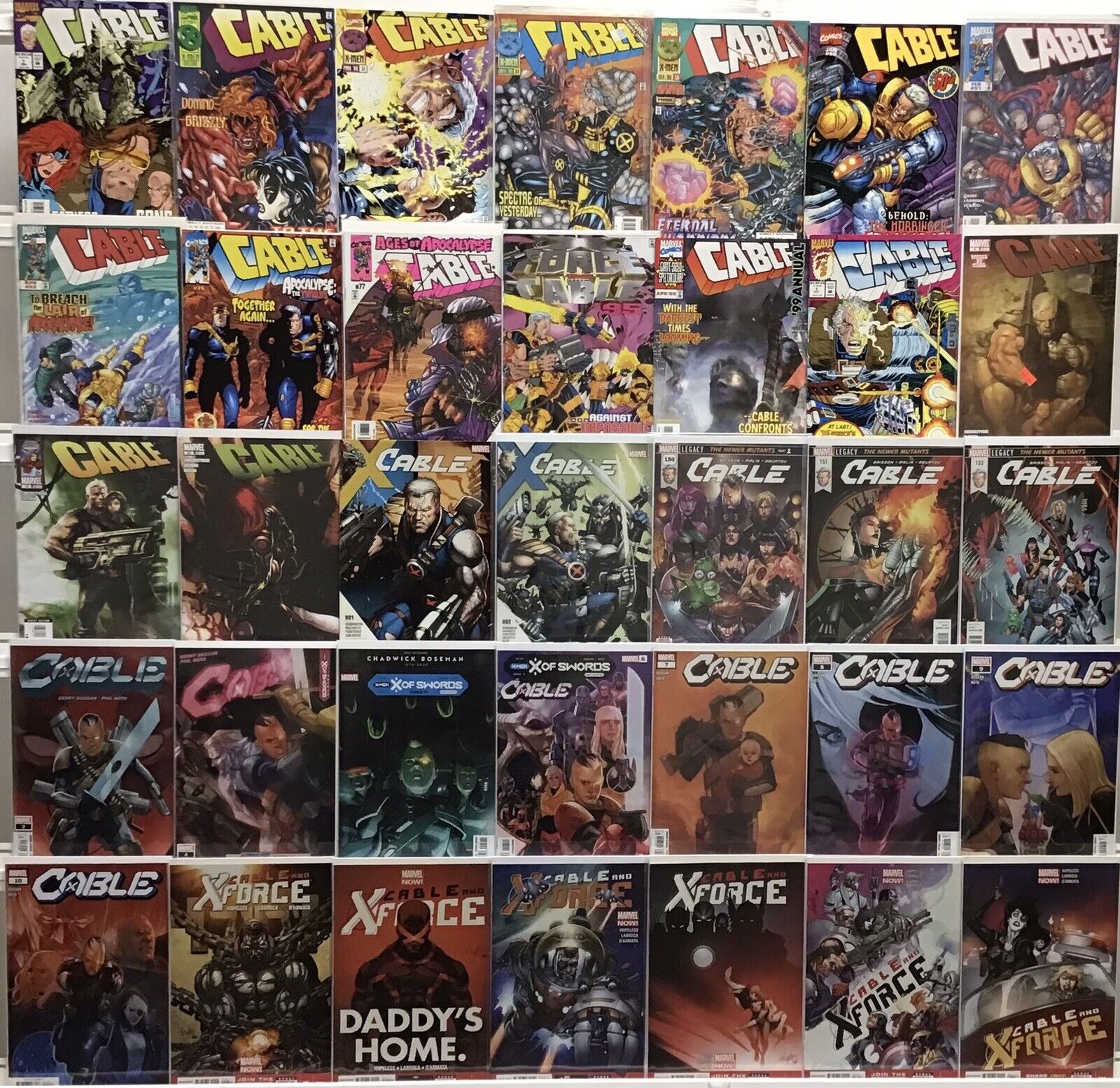 Marvel Comics - Cable - Comic Book Lot Of 35