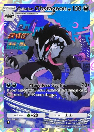 [DIGITAL] Galarian Obstagoon - Full Art - ENG - Pokemon TCG Pocket