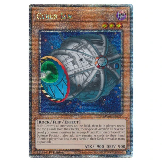 Cyber Jar Yu-Gi-Oh RA03-EN095 1st Quarter Century Secret Rare