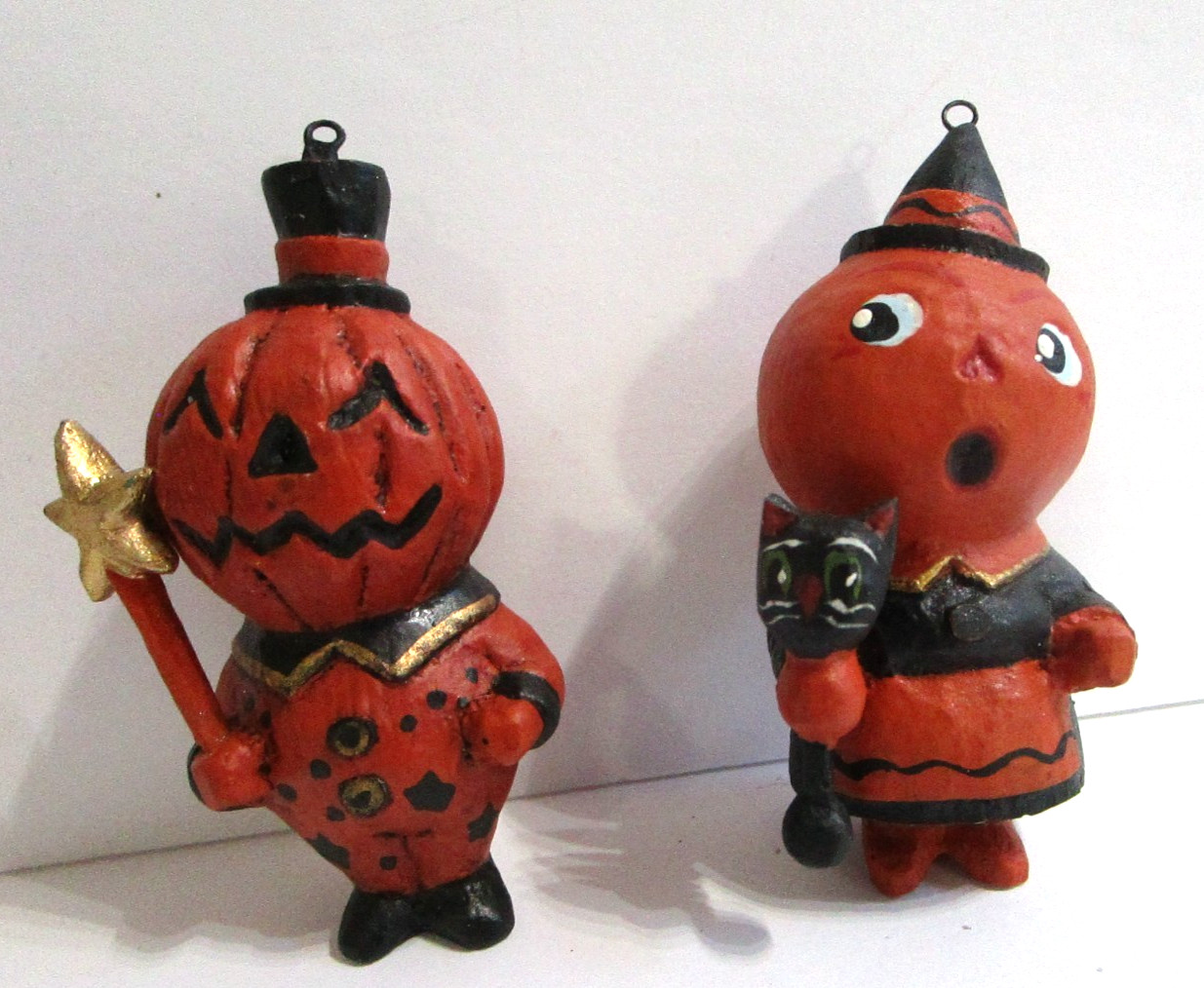2 Halloween ornaments designed by Greg Guedel for Bethany Lowe jack 0\'lantern 2 Halloween ornaments designed by Greg Guedel for Bethany Lowe jack 0\'lantern