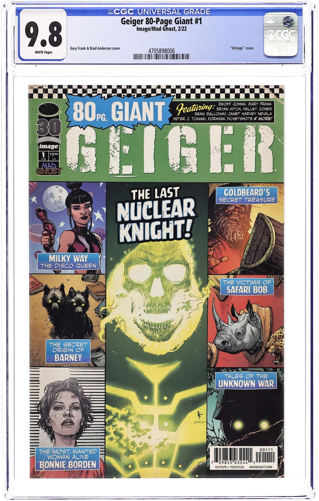 Geiger 80-Page Giant 1A Frank CGC 9.8 2022 4705898006