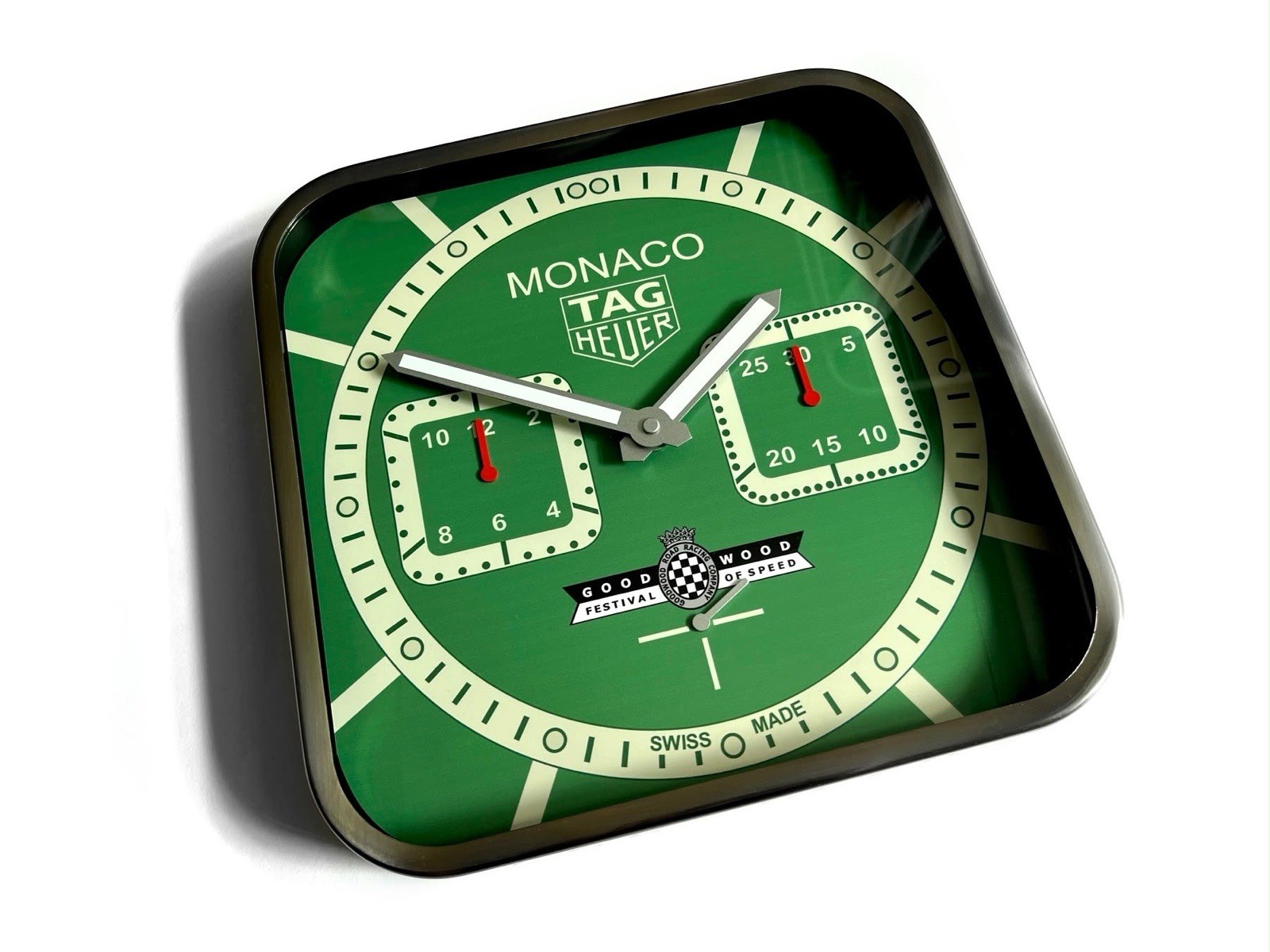 TAG HEUER MONACO GOODWOOD FESTIVAL OF SPEED Edition Dealer Promo Wallclock