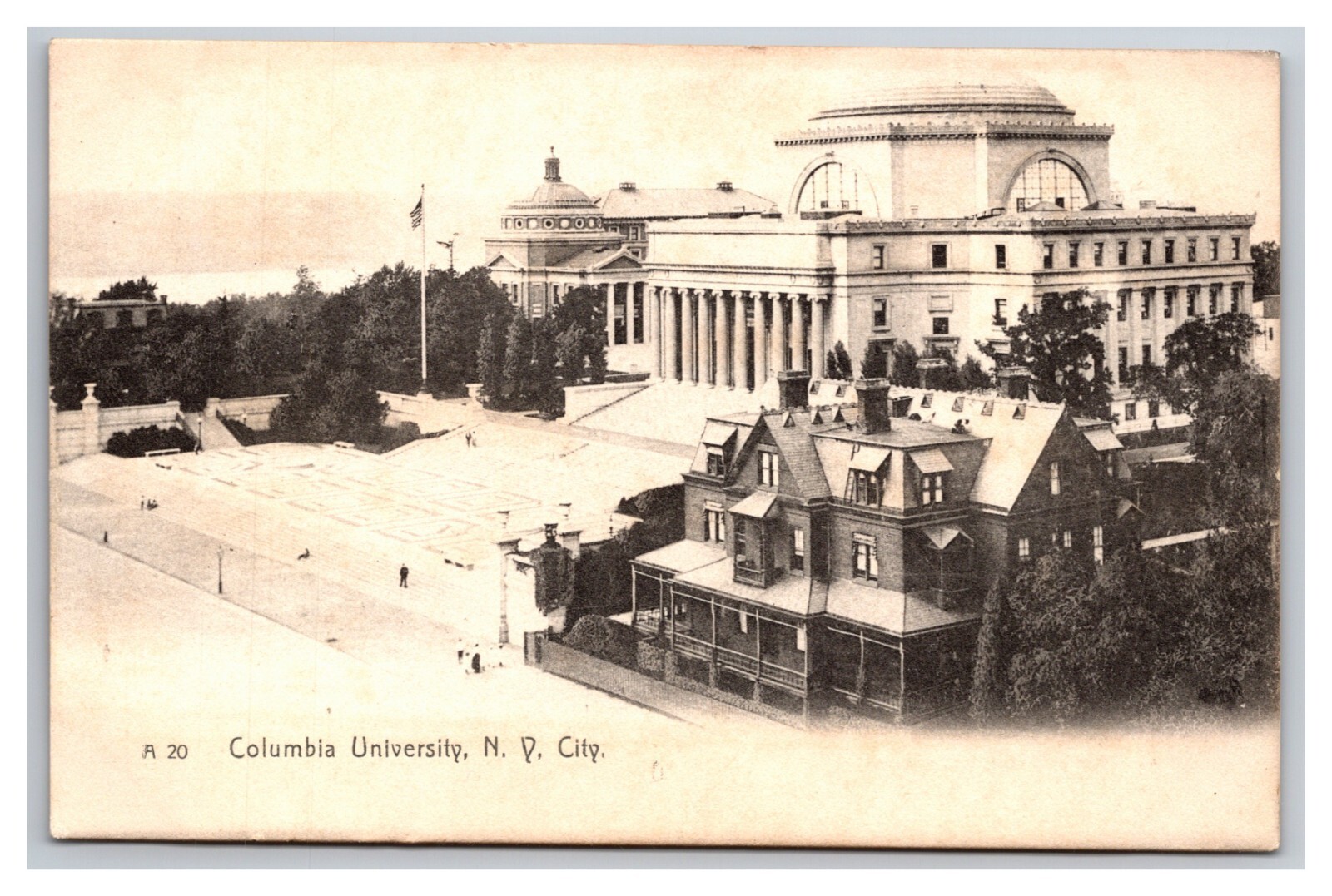 Columbia University New York City NY Rotograph UDB Postcard Y21