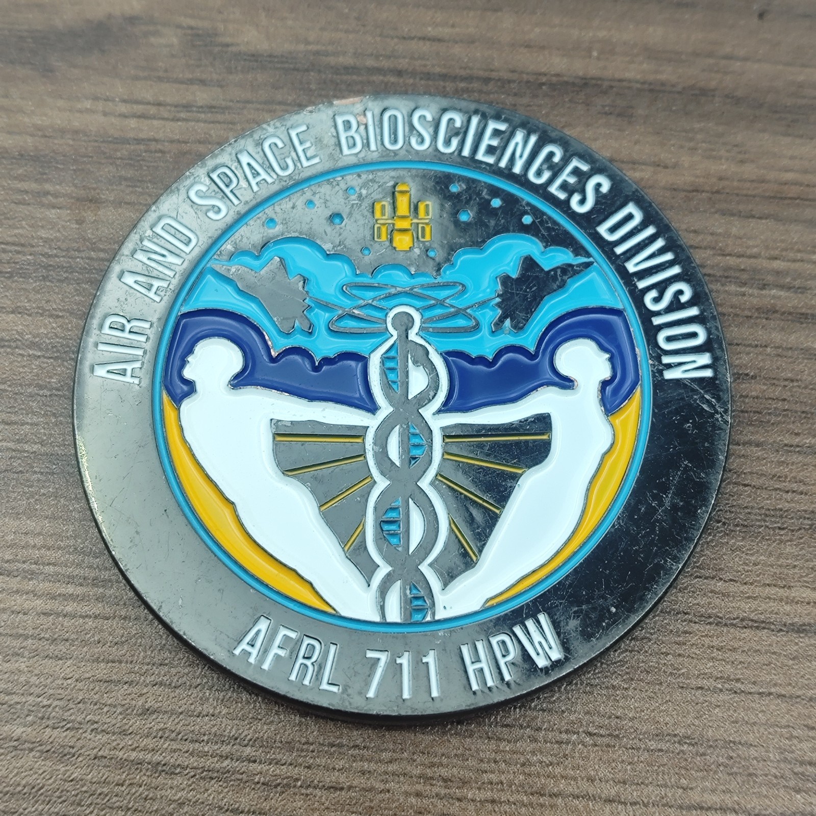 USAF AFRL 711th Human Performance Wing Air Space Biosciences Division Coin