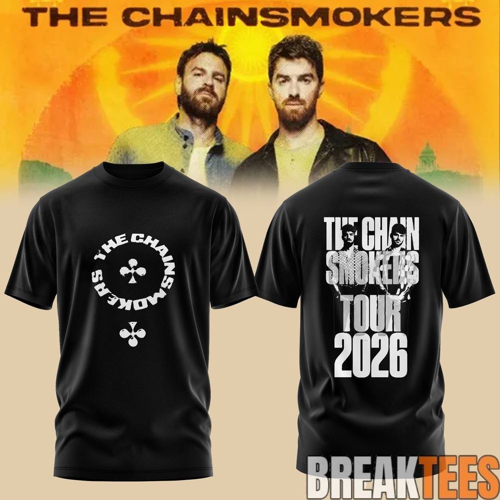 amazing shirt The Chainsmokers band Black T-shirt short sleeve Unisex