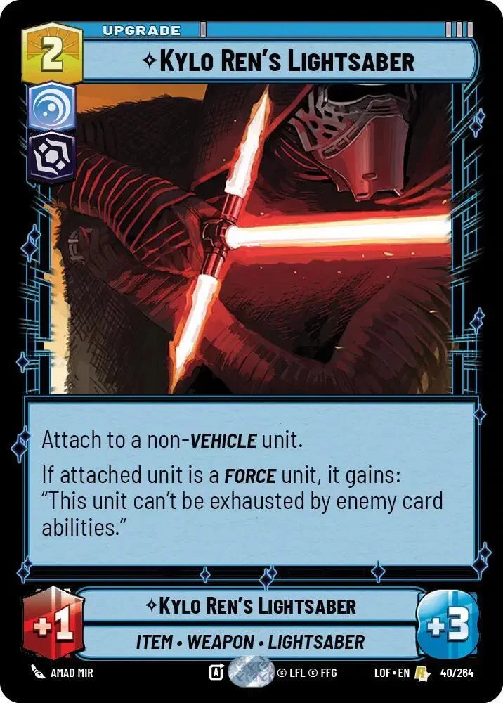 star wars unlimited legends of the force Rare single cards