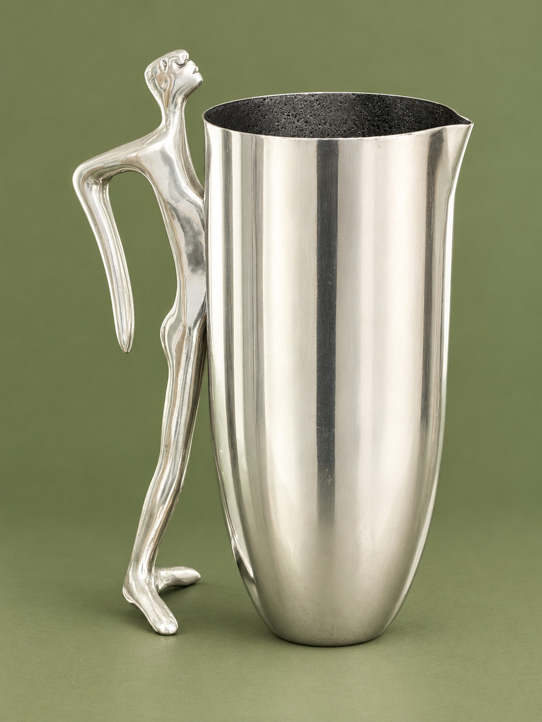 VTG Carrol Boyes Sculptural Man Handle Pitcher Jug South African Design Barware