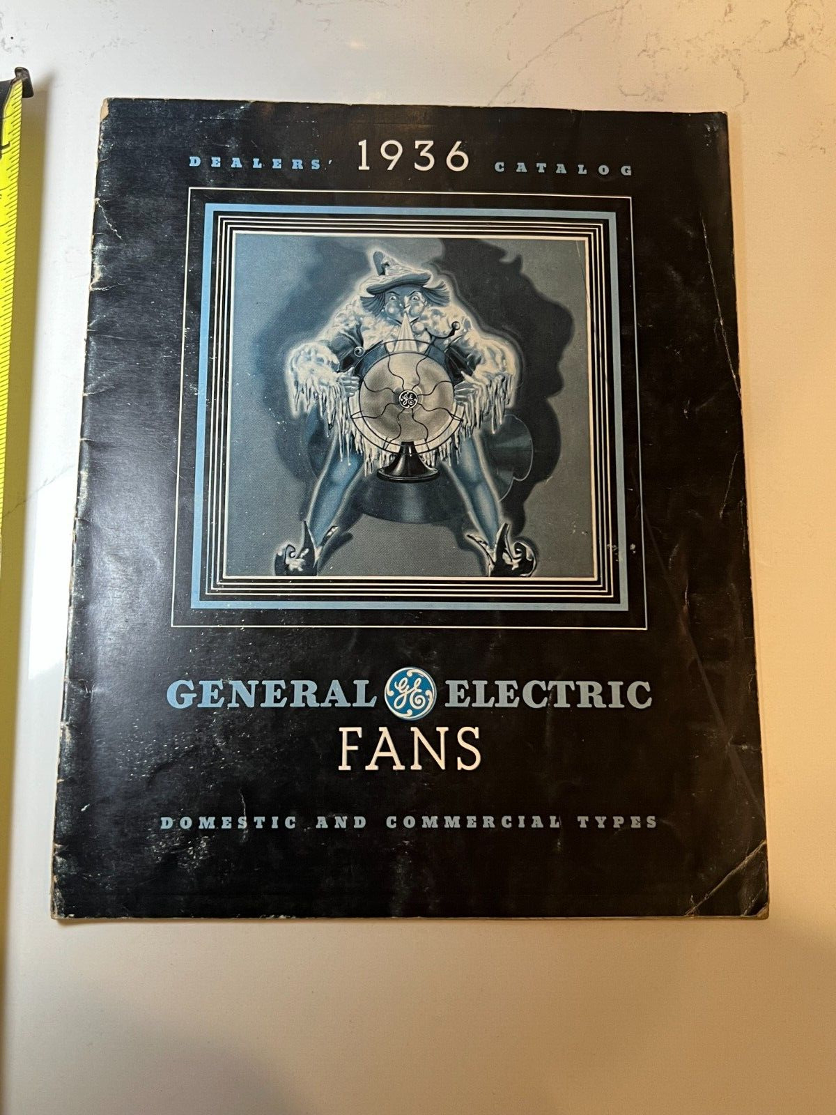 1936 GENERAL ELECTRIC GE FANS DEALERS CATALOG SALES BROCHURE ADVERTISING