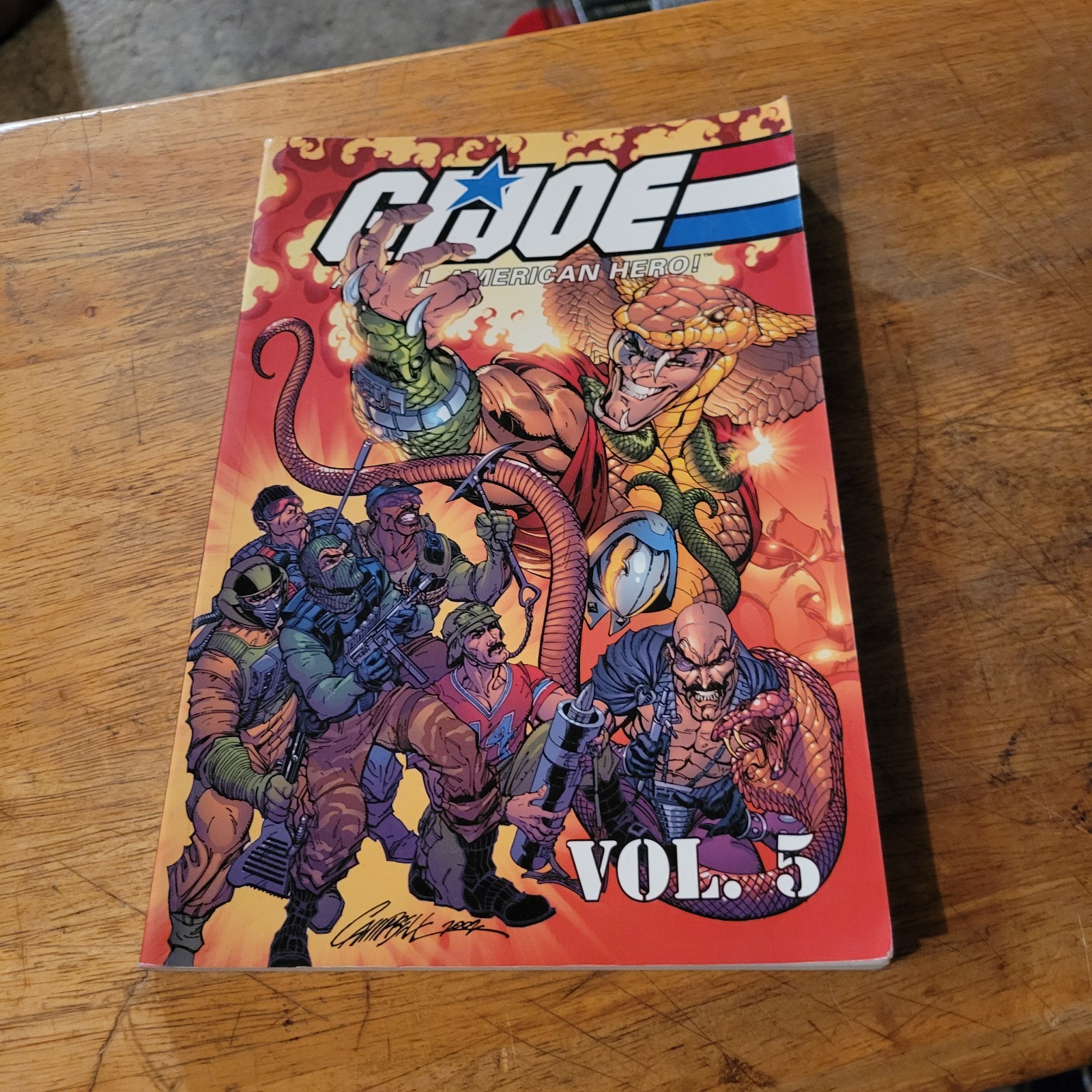 Classic G.I. Joe Volume 5 IDW Deluxe TPB Marvel Series