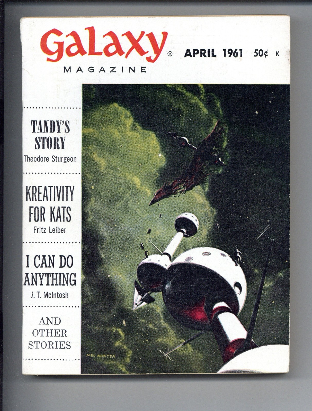 Galaxy Science Fiction Vol. 19 #4 GD/VG 3.0 1961 Low Grade