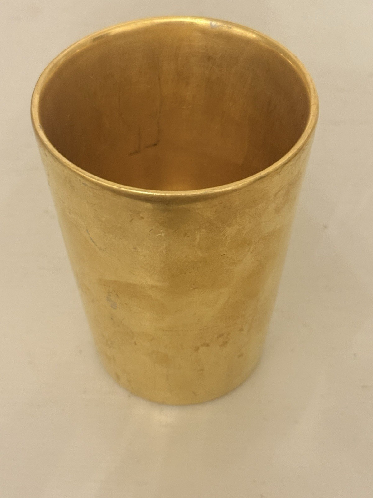 Vintage Arzberg Germany Gold Gilded Porcelain Tumbler Cup 4\
