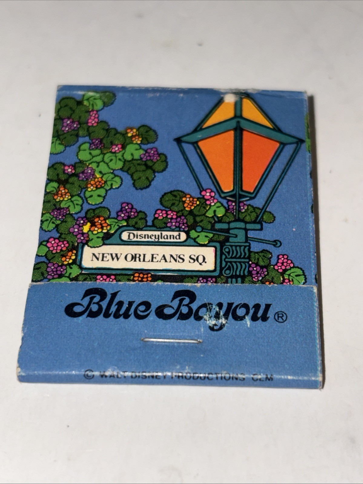 Disneyland New Orleans Square Blue Bayou Collectible Matchbook Advertisement