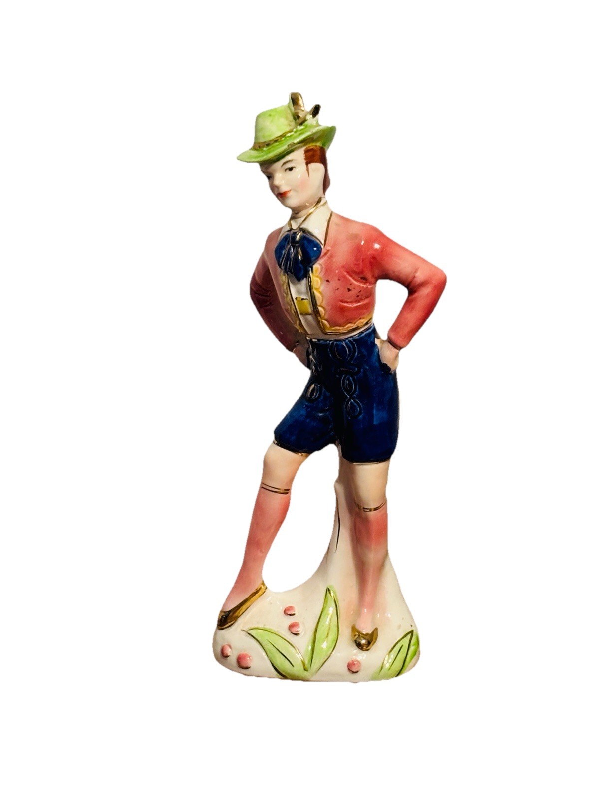 MCM Kreiss & Co. Bavarian Man Figurine Wearing Lederhosen (H)