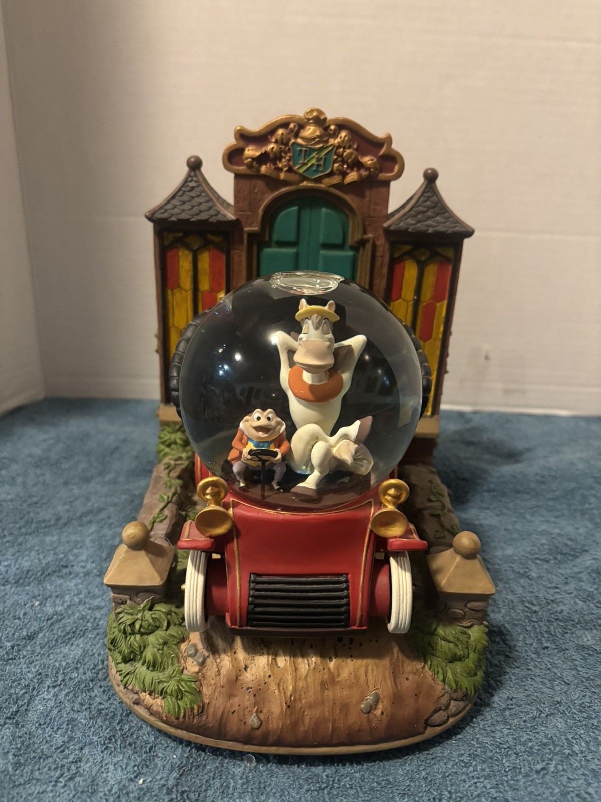Disney The Adventures Of Ichabod & Mr. Toad Wild Ride Snowglobe. Rare READ 