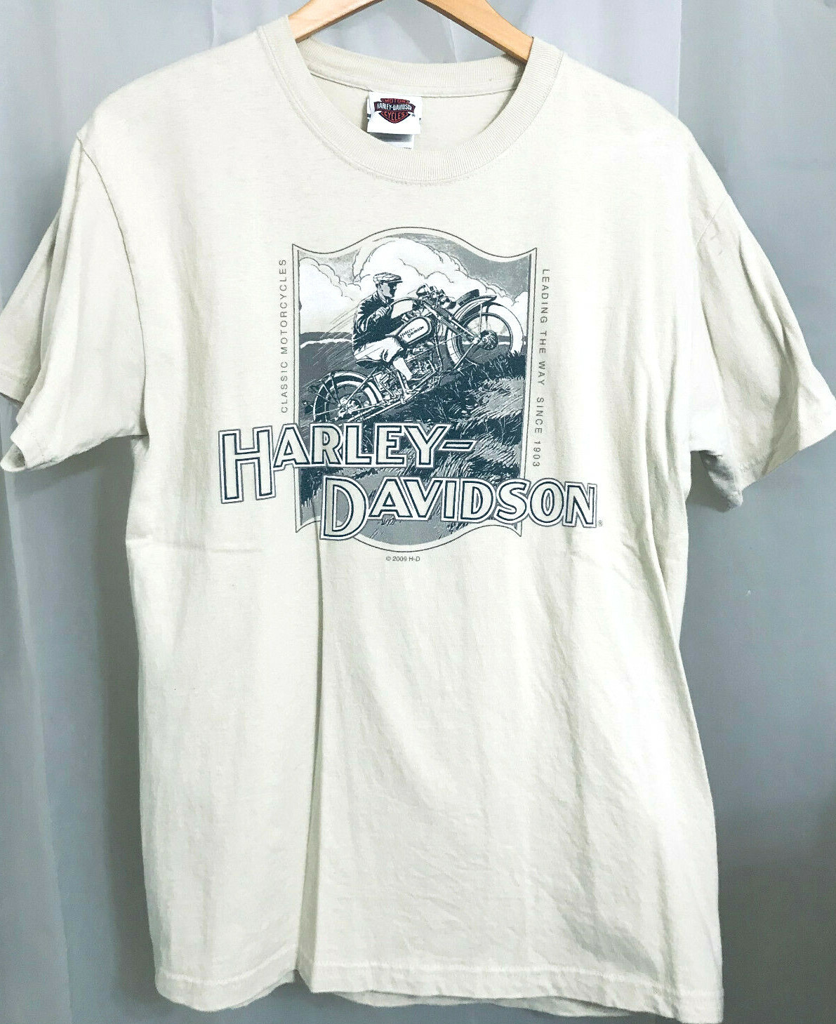 VTG 2009 Stratford CT Harley Davidson Classic 1901 Stratman Beefy T-Shirt  Med 