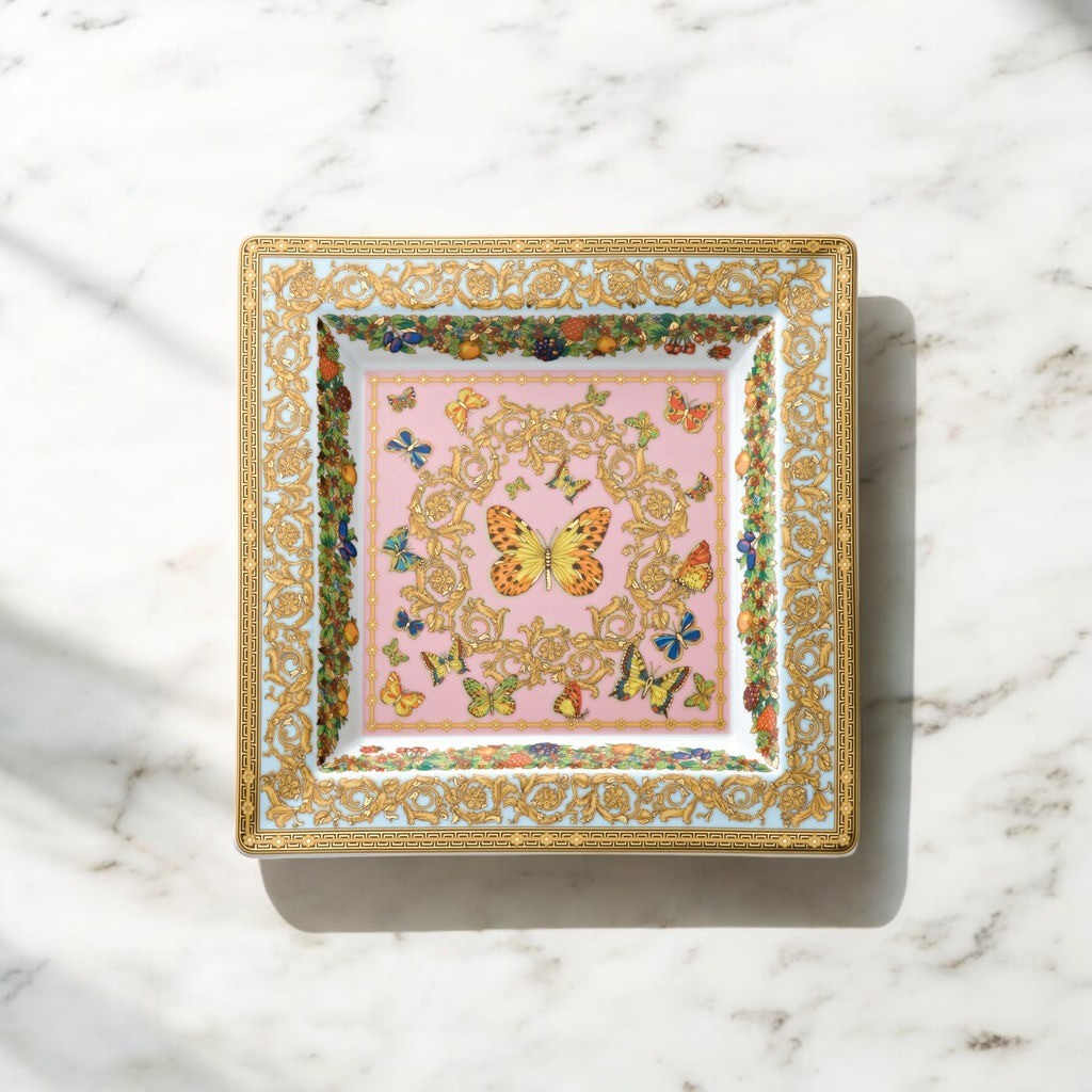 Versace Geschenkserie Le jardin 14085-102912-25822 Dish 22 cm Porcelain