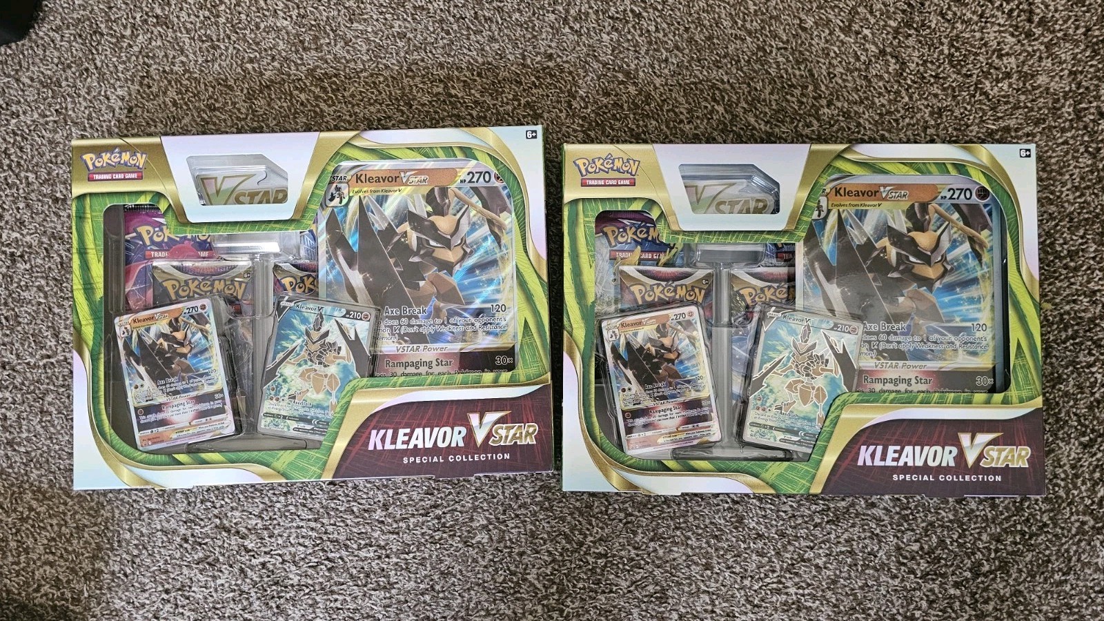 Two Pokémon TCG: Kleavor VSTAR Premium Brand New