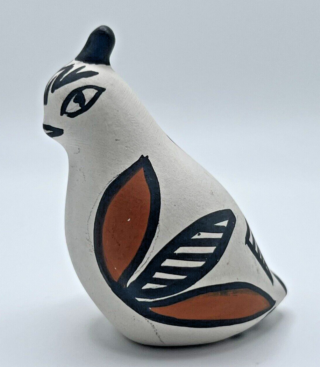 Miniature Quail Signed Native American Indian POTTERY