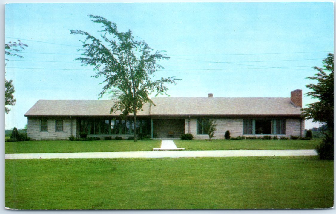 Postcard - Community Center - Indiana