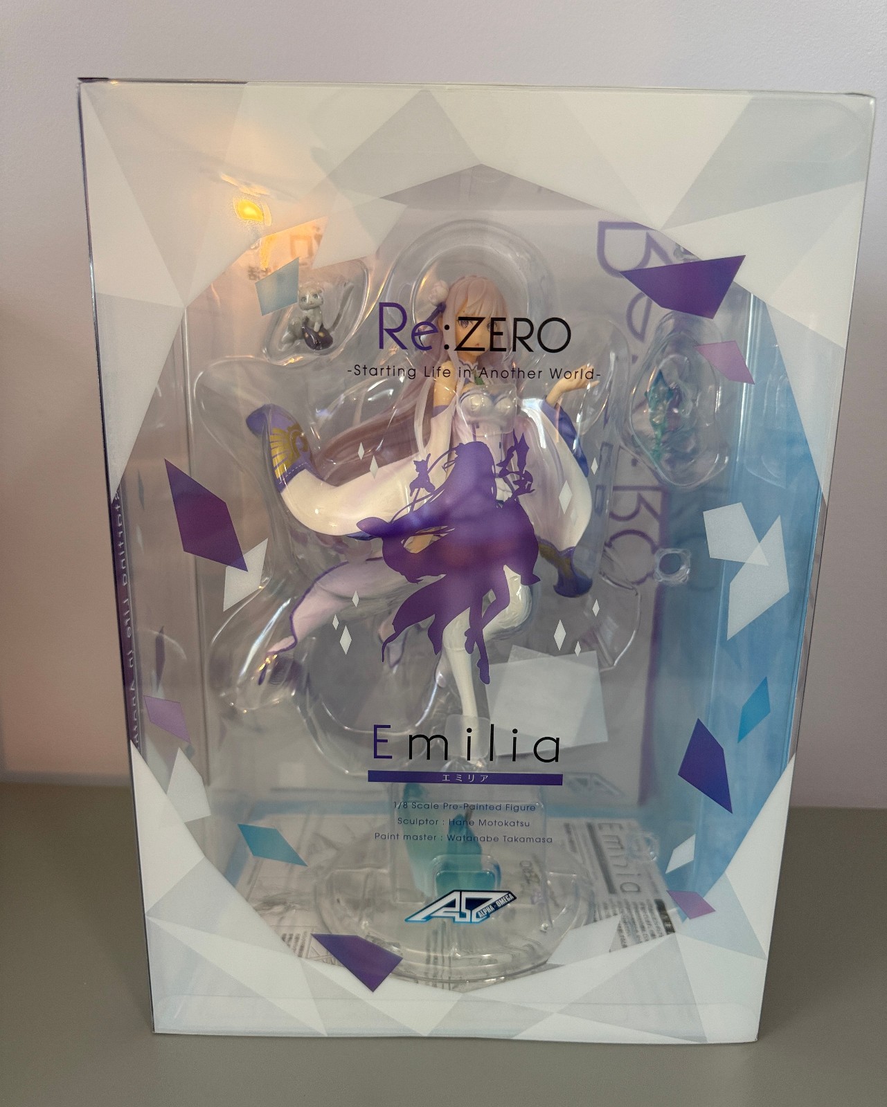Emilia 1/8 PVC Scale Figure - Re:Zero - Alpha Omega - Authentic