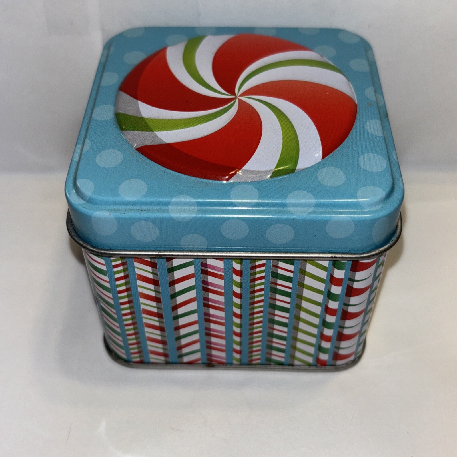 Seasonal Packaging Holiday Christmas Tin  3 X 3 X 3\