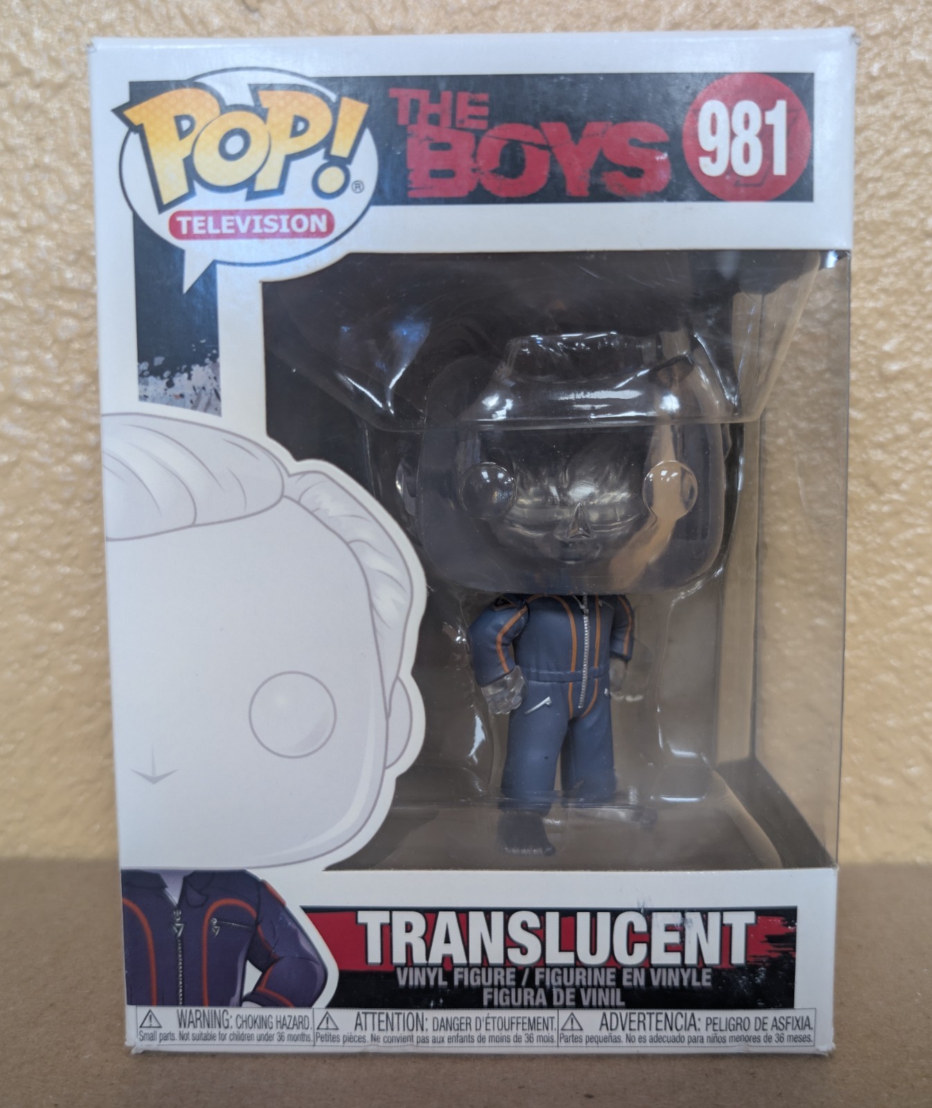 Funko Pop The Boys #981 Translucent Figure Funko Pop The Boys #981 Translucent Figure