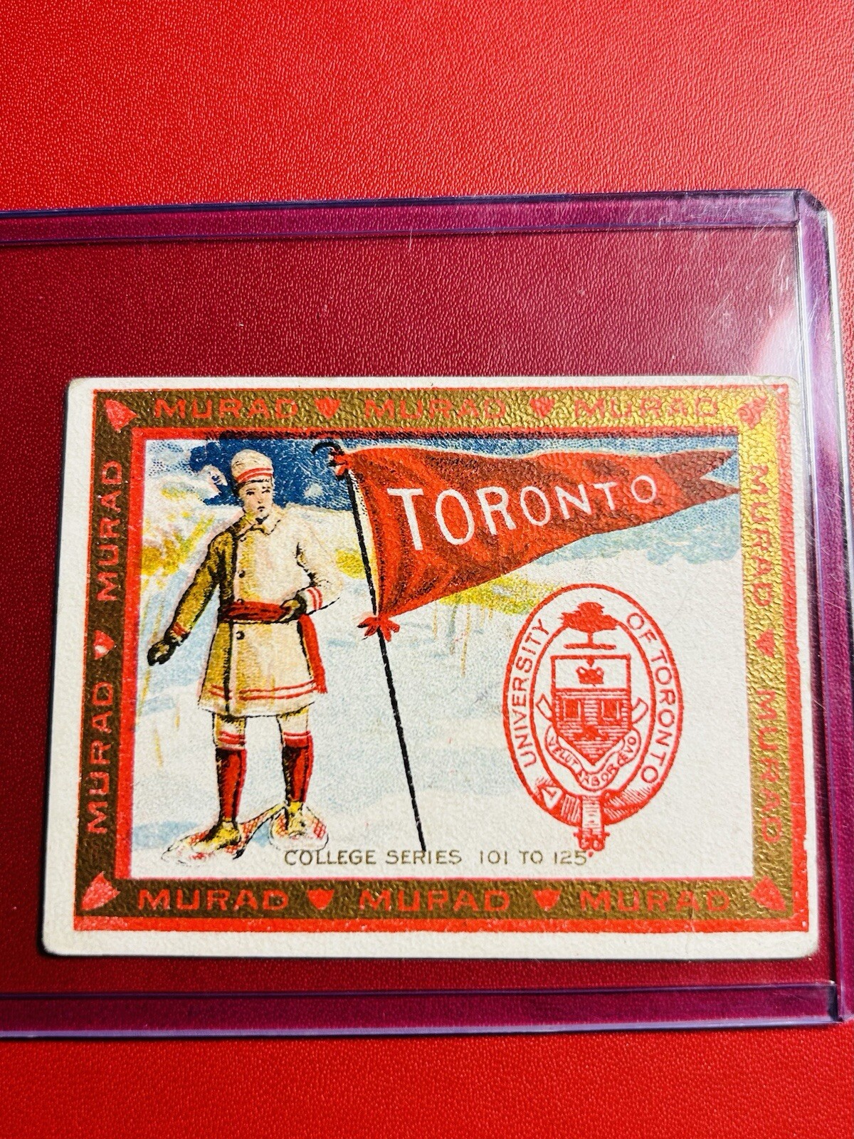 1910s T51 Murad Cigarettes- Toronto - College Series - New To Market