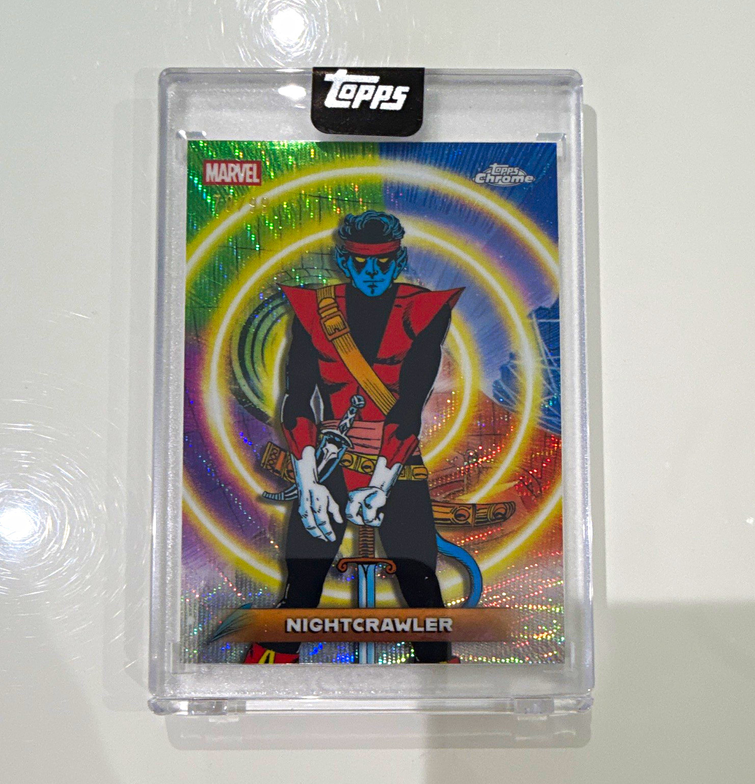 Topps Chrome Marvel Mint 2026 Nightcrawler /99 #27