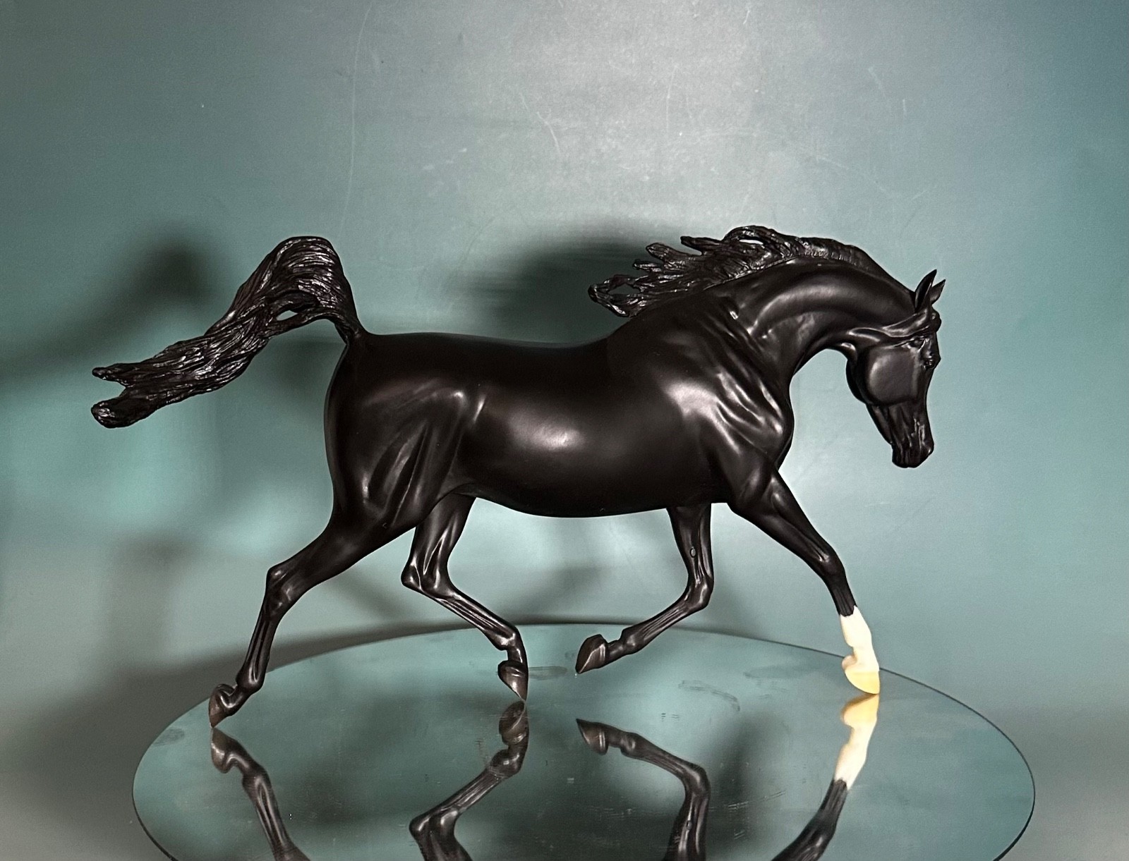 Breyer Traditional Weathergirl Rhapsody in Black-Excellent Condition 