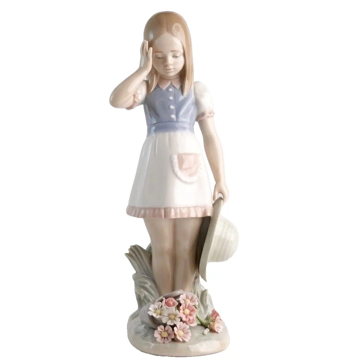 Lladro #1285 Dropping The Flowers Oh My Goodness Figurine - Original Box