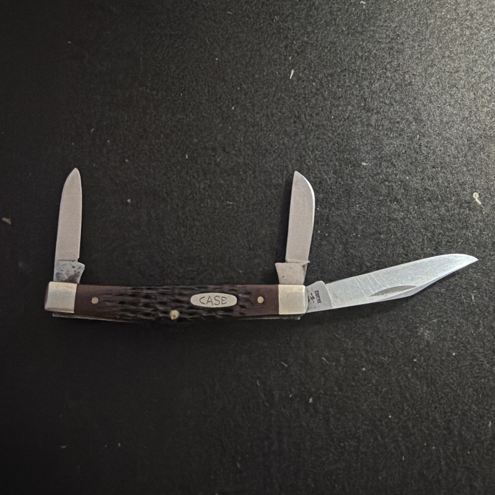 RARE VINTAGE CASE XX DELRIN STOCKMAN KNIFE 6344 5 DOT 1985 \