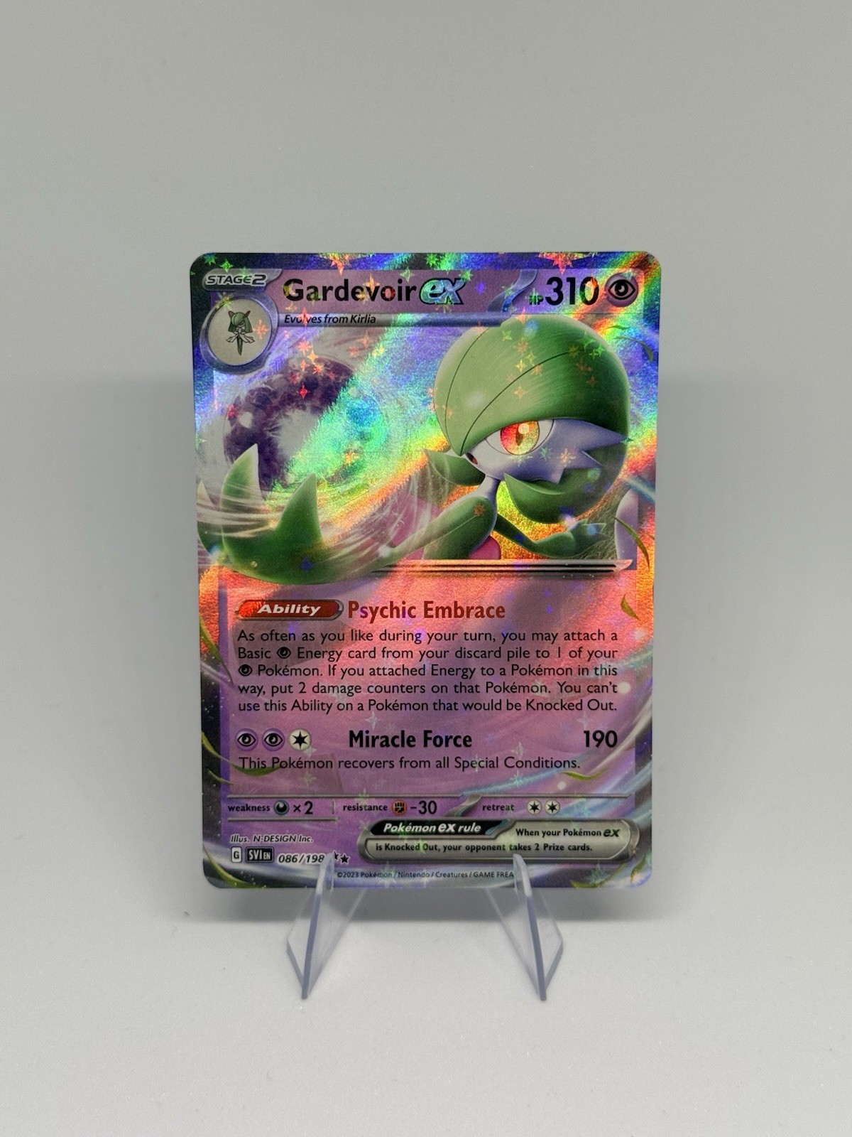 Gardevoir EX 86/198 Ultra Rare Holo - NM - Scarlet & Violet Pokémon TCG 2023 Gardevoir EX 86/198 Ultra Rare Holo - NM - Scarlet & Violet Pokémon TCG 2023