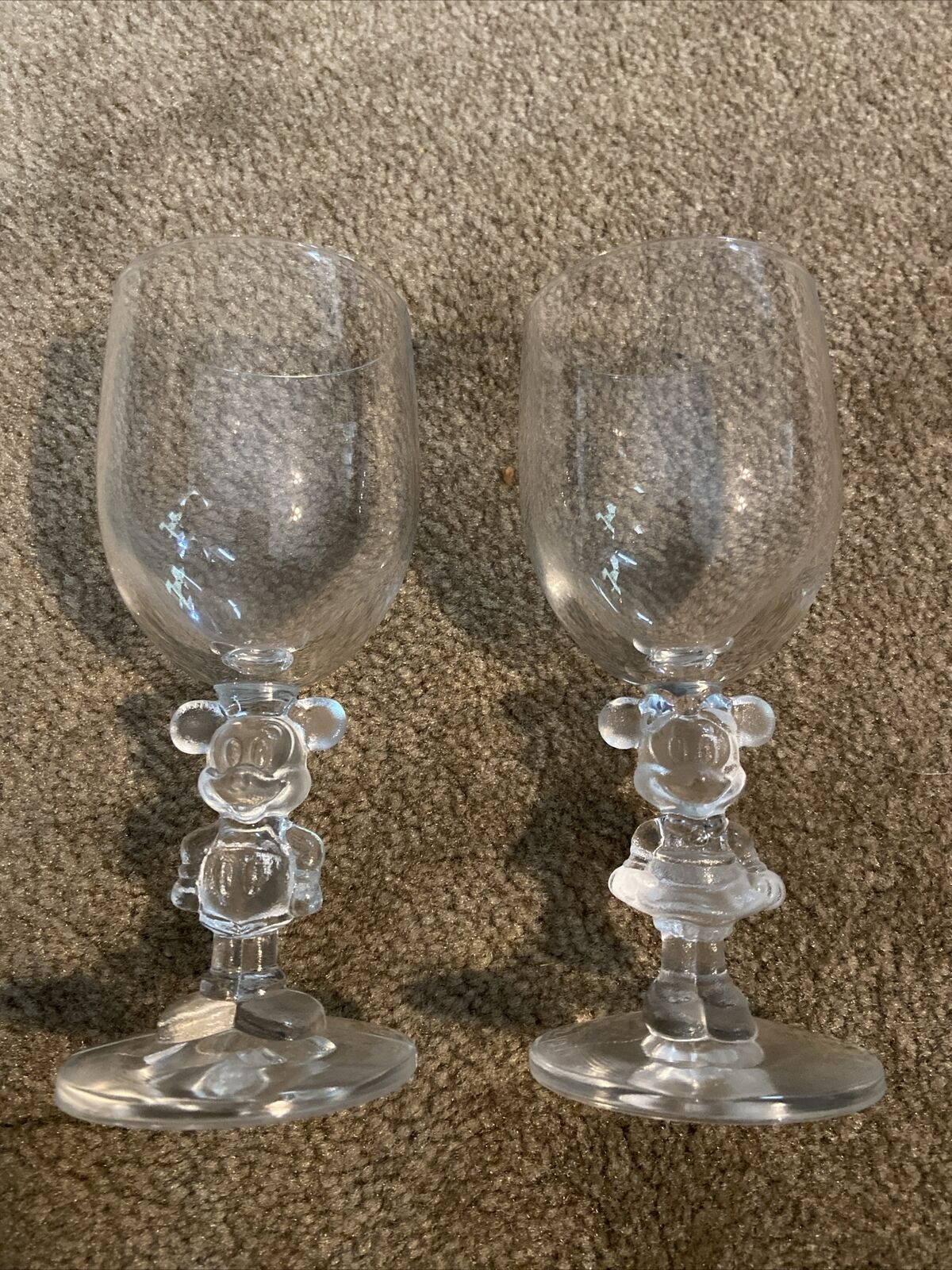 Wine Glasses Disney Mickey And Minnie Mouse